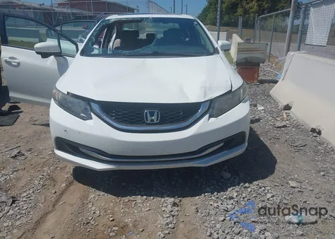2014 Honda Civic Ex z USA, uszkodzony, nr VIN 19XFB2F82EE004434